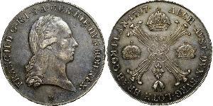 1 Талер Австрийская империя (1804-1867) Серебро Francis II, Holy Roman Emperor (1768 - 1835)