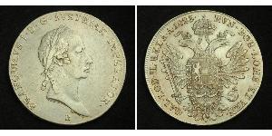 1 Талер Австрийская империя (1804-1867) Серебро Francis II, Holy Roman Emperor (1768 - 1835)