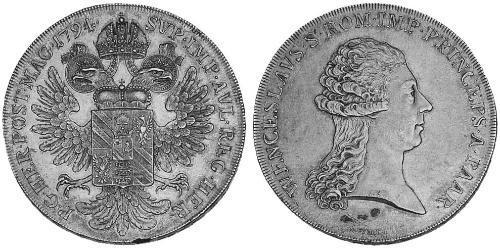 1 Талер Австрийская империя (1804-1867) Серебро 