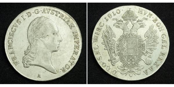 1 Талер Австрийская империя (1804-1867) Серебро Francis II, Holy Roman Emperor (1768 - 1835)
