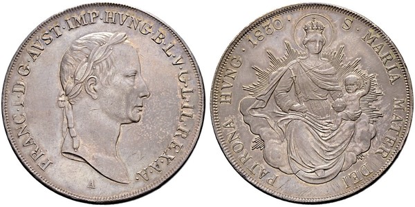 1 Талер Австрийская империя (1804-1867) Серебро Francis II, Holy Roman Emperor (1768 - 1835)