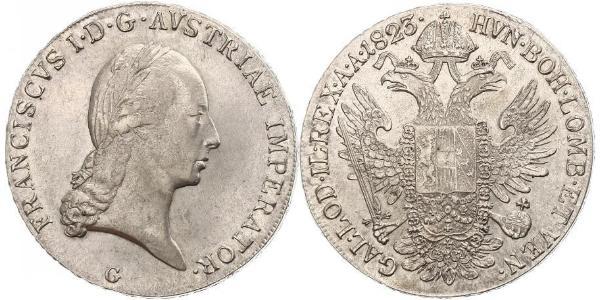 1 Талер Австрийская империя (1804-1867) Серебро Francis II, Holy Roman Emperor (1768 - 1835)