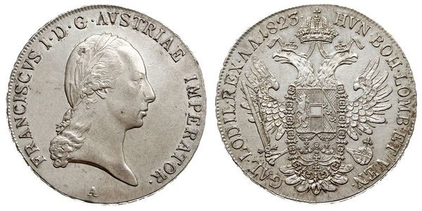 1 Талер Австрийская империя (1804-1867) Серебро Francis II, Holy Roman Emperor (1768 - 1835)