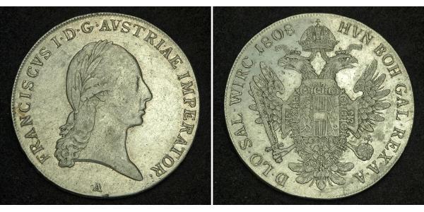 1 Талер Австрийская империя (1804-1867) Серебро Francis II, Holy Roman Emperor (1768 - 1835)