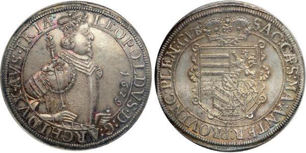 1 Талер Австрия Серебро Archduke Leopold Wilhelm of Austria (1614 -1662)