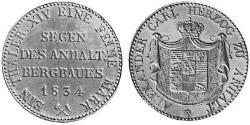 1 Талер Ангальт-Бернбург (1603 - 1863) Серебро null