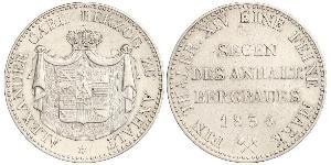 1 Талер Ангальт-Бернбург (1603 - 1863) Серебро null