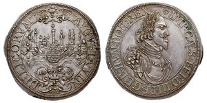 1 Талер Аугсбург (1276 - 1803) Серебро Ferdinand III, Holy Roman Emperor (1608-1657)