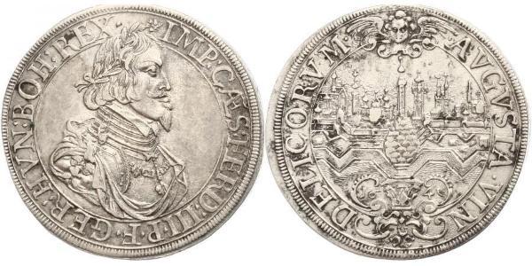 1 Талер Аугсбург (1276 - 1803) Серебро Ferdinand III, Holy Roman Emperor (1608-1657)