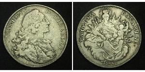 1 Талер Бавария (курфюршество) (1623 - 1806) Серебро Максимилиан III (курфюрст Баварии)(1727 – 1777)