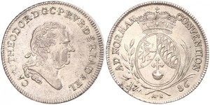 1 Талер Бавария (курфюршество) (1623 - 1806) Серебро 