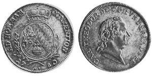 1 Талер Бавария (курфюршество) (1623 - 1806) Серебро 
