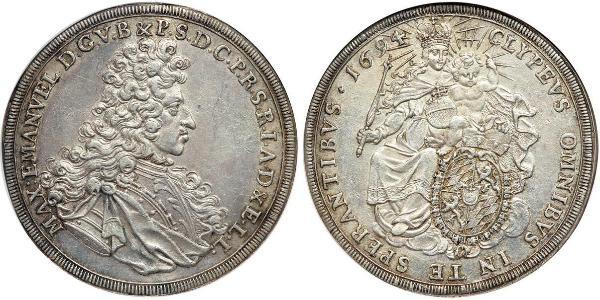 1 Талер Бавария (курфюршество) (1623 - 1806) Серебро 