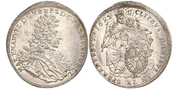 1 Талер Бавария (курфюршество) (1623 - 1806) Серебро 