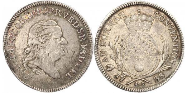 1 Талер Бавария (курфюршество) (1623 - 1806) Серебро 