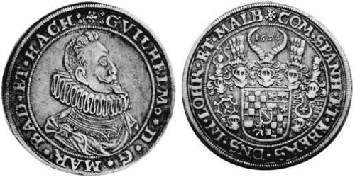 1 Талер Баден (маркграфство) (1112 - 1803) Серебро 