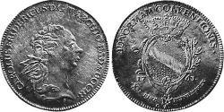 1 Талер Баден-Дурлах (1535 - 1771) Серебро 