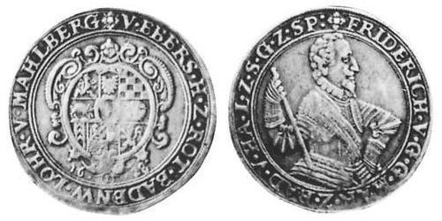 1 Талер Баден-Дурлах (1535 - 1771) Серебро 