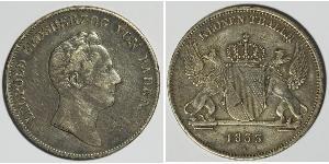 1 Талер Великое герцогство Баден (1806-1918) Серебро 