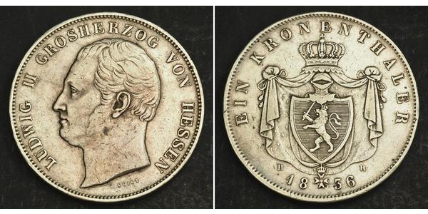1 Талер Великое герцогство Гессен (1806 - 1918) Серебро Людвиг II (великий герцог Гессенский)