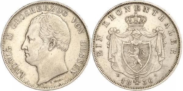 1 Талер Великое герцогство Гессен (1806 - 1918) Серебро Людвиг II (великий герцог Гессенский)