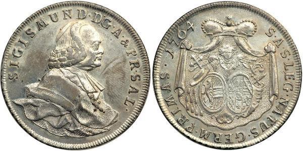 1 Талер Габсбургская империя (1526-1804) Серебро Sigismund von Schrattenbach