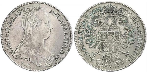 1 Талер Габсбургская империя (1526-1804) / Австрия Серебро Maria Theresa of Austria (1717 - 1780)