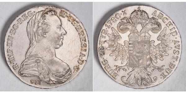 1 Талер Габсбургская империя (1526-1804) / Австрия Серебро Maria Theresa of Austria (1717 - 1780)