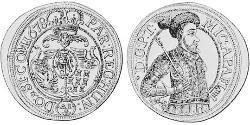 1 Талер Княжество Трансильвания (1571-1711) Серебро 