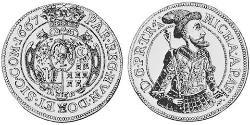 1 Талер Княжество Трансильвания (1571-1711) Серебро 