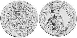 1 Талер Княжество Трансильвания (1571-1711) Серебро 