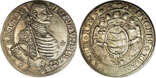 1 Талер Княжество Трансильвания (1571-1711) Серебро Sigismund Báthory,  prince of Transylvania (1572 -1613)