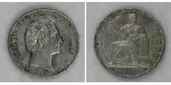 1 Талер Королевство Бавария (1806 - 1918) Серебро Людвиг I (король Баварии)(1786 – 1868)