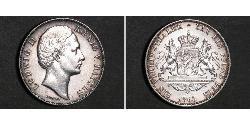 1 Талер Королевство Бавария (1806 - 1918) Серебро Людвиг II (король Баварии)(1845 – 1886)