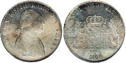 1 Талер Королевство Бавария (1806 - 1918) Серебро 