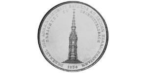 1 Талер Королевство Бавария (1806 - 1918) Серебро Людвиг I (король Баварии)(1786 – 1868)