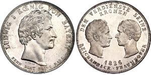 1 Талер Королевство Бавария (1806 - 1918) Серебро 