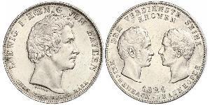 1 Талер Королевство Бавария (1806 - 1918) Серебро 