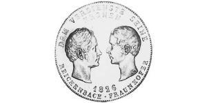1 Талер Королевство Бавария (1806 - 1918) Серебро 