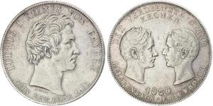 1 Талер Королевство Бавария (1806 - 1918) Серебро 