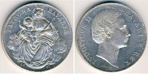 1 Талер Королевство Бавария (1806 - 1918) Серебро Людвиг II (король Баварии)(1845 – 1886)