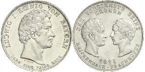 1 Талер Королевство Бавария (1806 - 1918) Серебро 