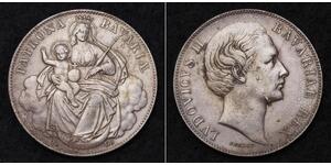 1 Талер Королевство Бавария (1806 - 1918) Серебро Людвиг II (король Баварии)(1845 – 1886)