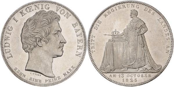 1 Талер Королевство Бавария (1806 - 1918) Серебро Людвиг I (король Баварии)(1786 – 1868)