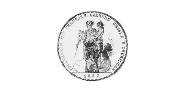 1 Талер Королевство Бавария (1806 - 1918) Серебро Людвиг I (король Баварии)(1786 – 1868)
