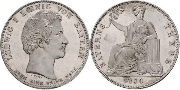 1 Талер Королевство Бавария (1806 - 1918) Серебро Людвиг I (король Баварии)(1786 – 1868)