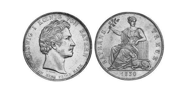 1 Талер Королевство Бавария (1806 - 1918) Серебро Людвиг I (король Баварии)(1786 – 1868)