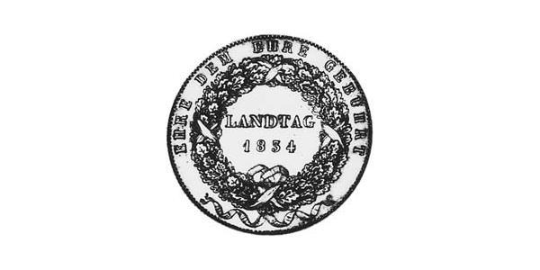 1 Талер Королевство Бавария (1806 - 1918) Серебро Людвиг I (король Баварии)(1786 – 1868)