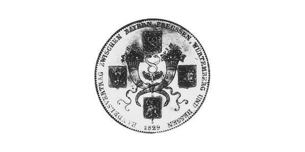 1 Талер Королевство Бавария (1806 - 1918) Серебро Людвиг I (король Баварии)(1786 – 1868)