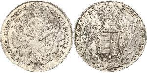 1 Талер Королевство Венгрия (1000-1918) Серебро Joseph II, Holy Roman Emperor  (1741 - 1790)